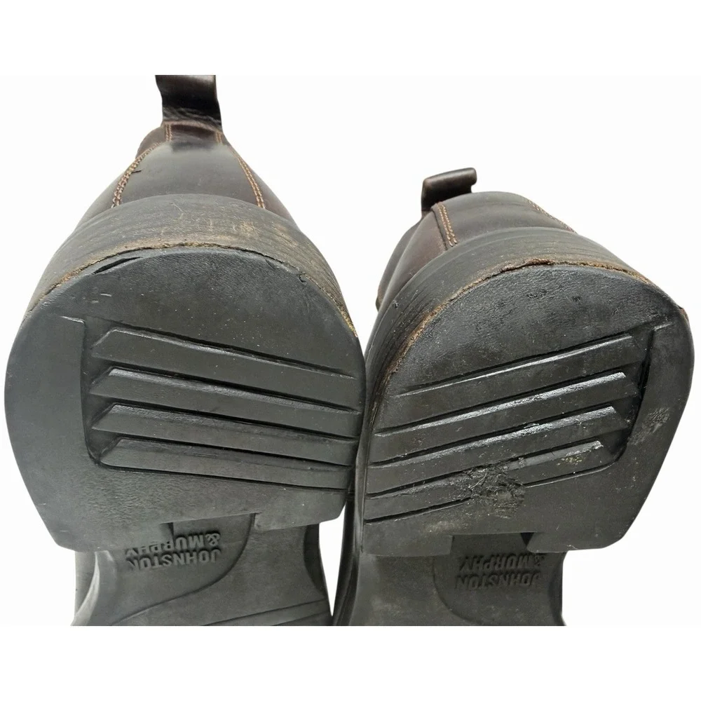 Johnston & Murphy Chelsea Brown Boots Ankle Shoes Mens Garner‎ 20-9420 13M
